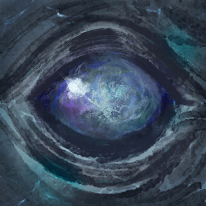 枯れた丘と空飛ぶクジラ