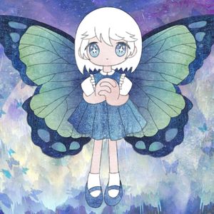 闇と光の境目に立つ私が紙鳶