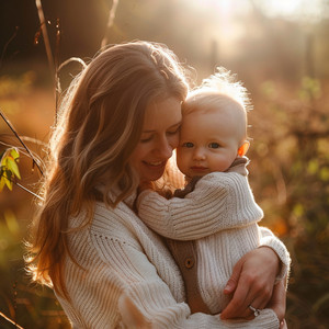 La Dicha De Los Niños En La Rama De La Flor