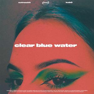 clear blue water