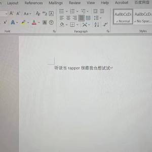 听说当rapper很酷我也想试试