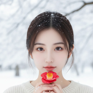 雪の白さに負けてしまった最後の強がり