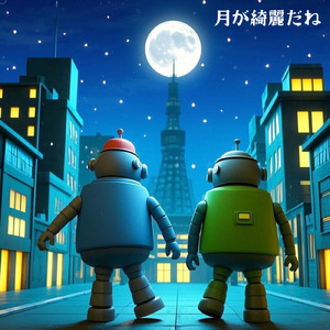 月が綺麗だね