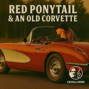 Red Ponytail & An Old Corvette