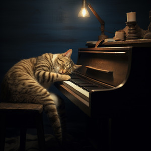 Susurros Serenading Del Piano: Melodías De Armonía Felina
