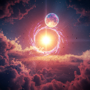 月の光に祈りを捧げて(スピリチュアル宇宙の静寂)