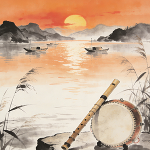 夕阳箫鼓