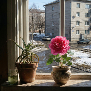 Роза и алое