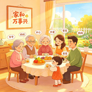 家庭礼貌称呼儿歌