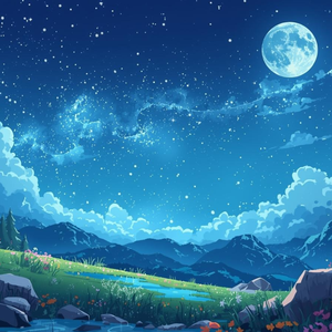 Moonlit Meadow Whisper