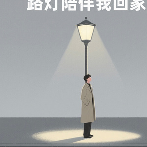路灯陪伴我回家