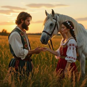 Ой чий то кінь стоїть