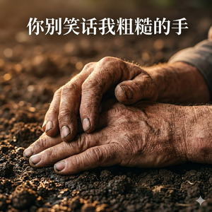 你别笑话我粗糙的手