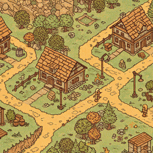 8bitの始まりの街