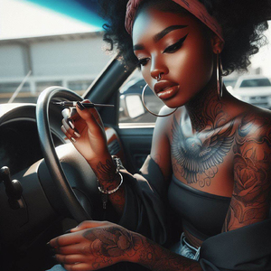 BLACK BARBIE TATUADA