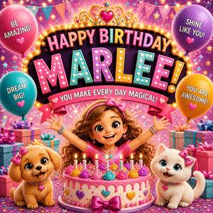 Happy Birthday Marlee