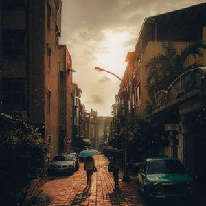 雨の音が聞こえる