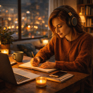 В ритме домашней тишины lo-fi звучит