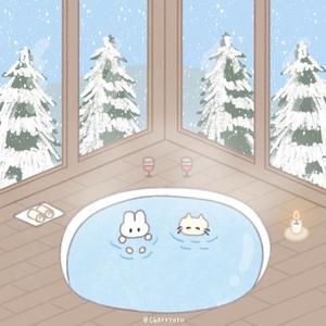 泡汤（可爱加倍！）