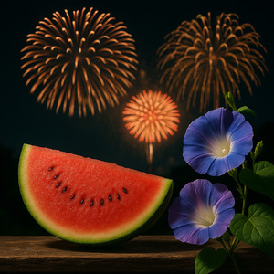 夏のおとがポンポンポン