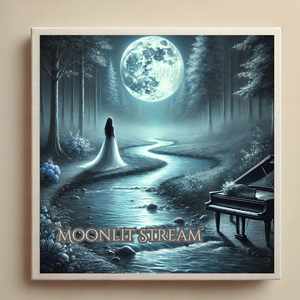 Moonlit Stream 　月明かりの小川
