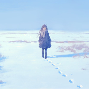 どうでもいい雪跡