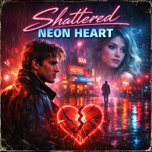 Shattered Neon Heart