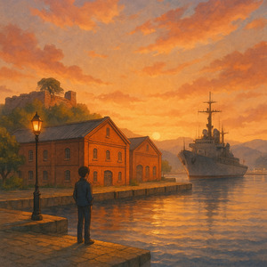 赤レンガの風に