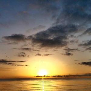 日落时追赶夕阳