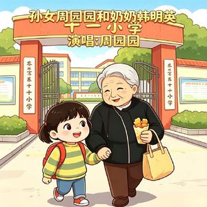 孙女周园园和奶奶韩明英