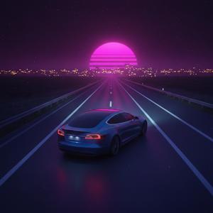 Nachtfahrt auf der A9