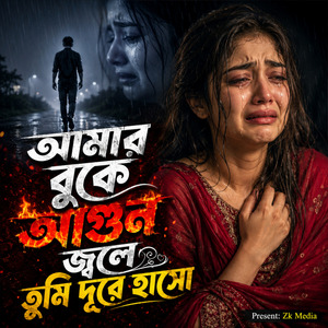 আমার বুকে আগুন জ্বলে তুমি দূরে হাসো