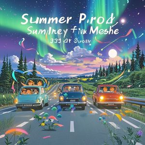 暑假的风，吹向漠河-亮子