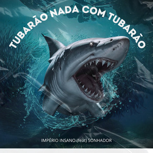 Tubarão Nada Com Tubarão