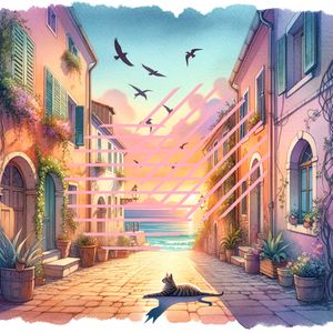 warm breeze through worn denim