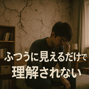 ふつうに見えるだけで理解されない