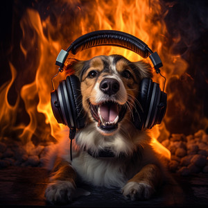 Flame Walk Dogs Calm