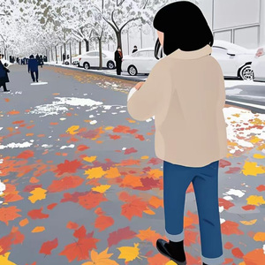 雨夜初雪前 伴奏