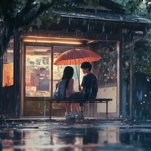 雨宿り、微睡む夜