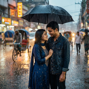 ঝুমঝুম বৃষ্টি নামে