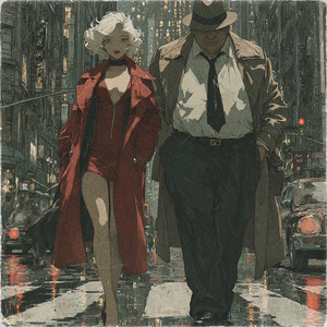 Crimson Detectives in the Crosswalk