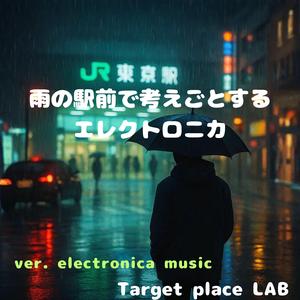 駅前の交差点にて