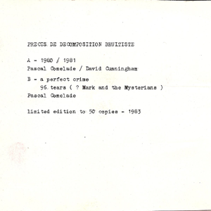 Face B: A Perfect Crime / 96 Tears