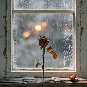 枯萎的玫瑰
