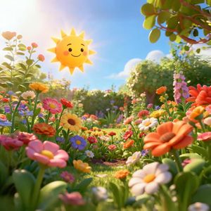 太阳公公对我笑