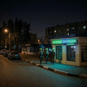 зеленые братишки