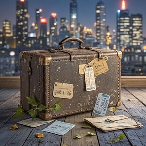 城市迁徙时未拆的行李