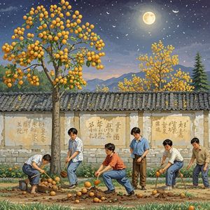 围墙边的老时光-悦歌沁