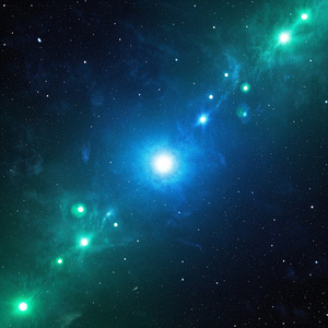 輝く星座の下で