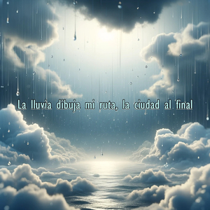 Un camino mojado, una ciudad al final